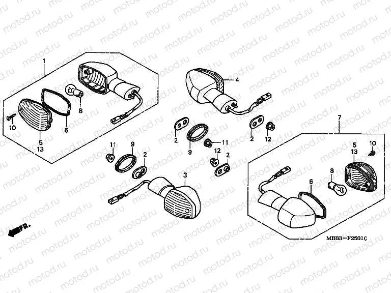 F-25-1 FLASHING (1,3-EXCEPT CM / 2)