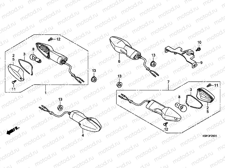 F-25-1 FLASHING (CBF150MB / MC)
