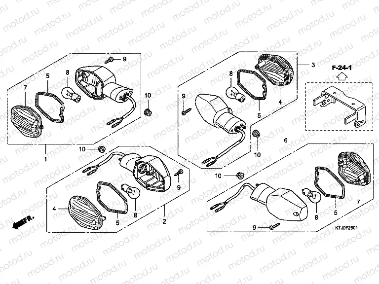 F-25-1 FLASHING (CGR125SH8)