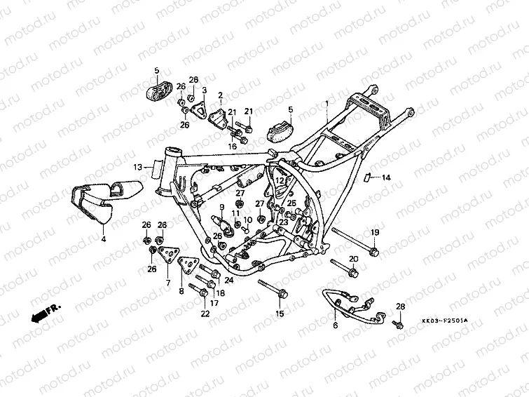 F-25-1 FRAME HOUSING (2)