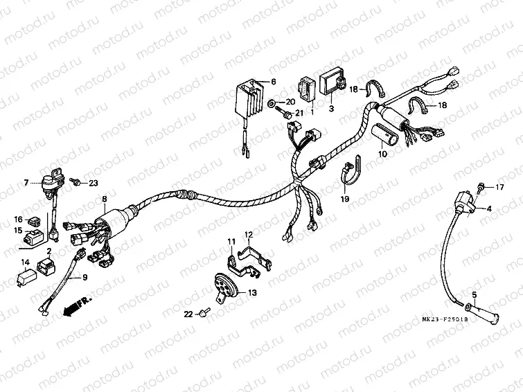 F-25-1 WIRING HARNESS