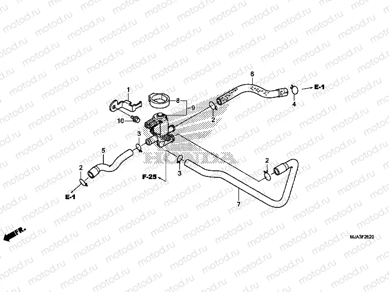 F-25-20 AIR CHARGER COMPRESSOR VALVE (VT750C / C2S / CA / CS)
