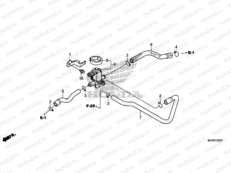 F-25-20 AIR CHARGER COMPRESSOR VALVE (VT750CS / C2B / C2S / C)