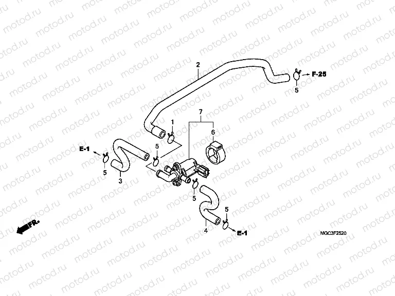 F-25-20 AIR INJECTION CONTROL VALVE