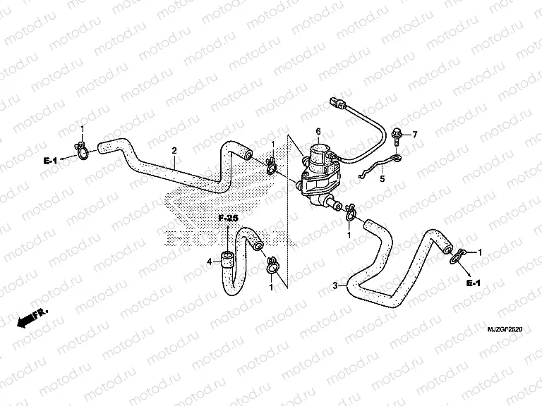 F-25-20 AIR INJECTION CONTROL VALVE