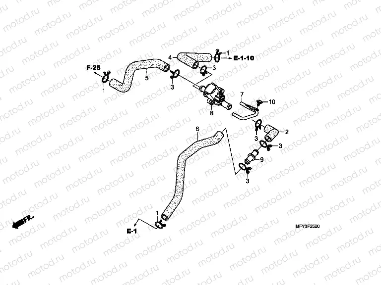 F-25-20 AIR INJECTION CONTROL VALVE