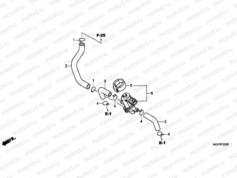 F-25-20 AIR INJECTION CONTROL VALVE