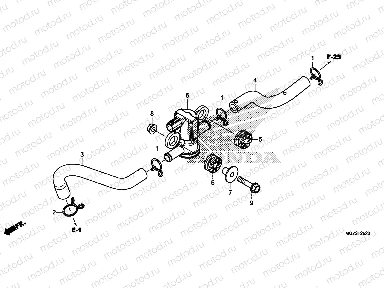 F-25-20 AIR INJECTION SOLENOID VALVE