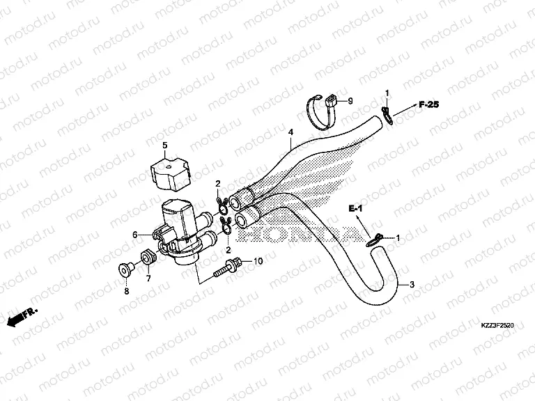 F-25-20 AIR INJECTION SOLENOID VALVE
