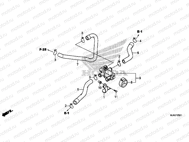 F-25-21 AIR CHARGER COMPRESSOR VALVE (VT750S)