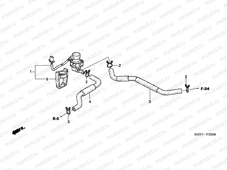 F-25 AIR BLOW CONT. VALVE