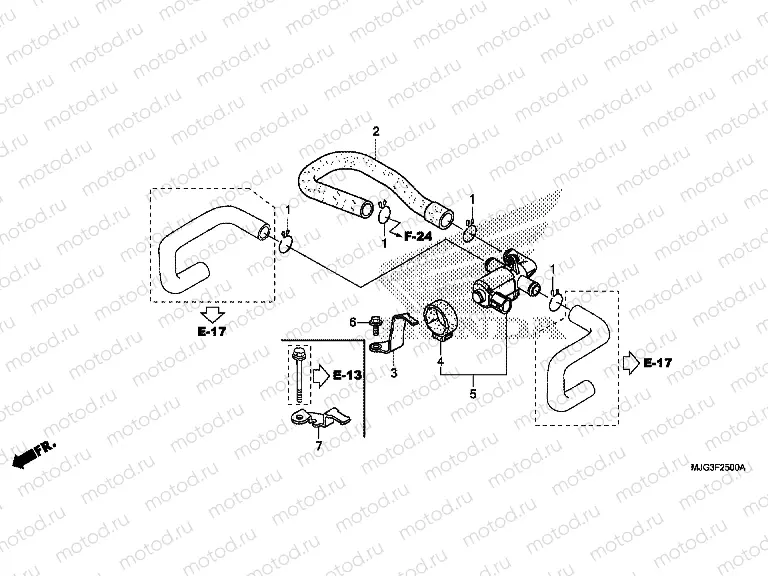 F-25 AIR CHARGER COMPRESSOR VALVE