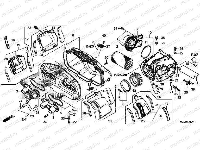 F-25 AIR CLEANER