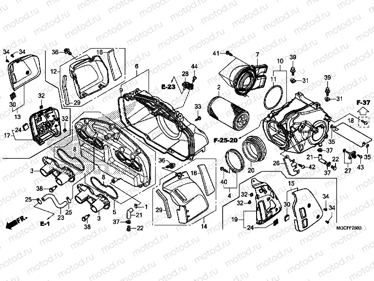 F-25 AIR CLEANER