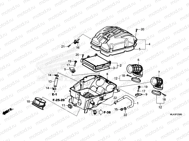 F-25 AIR CLEANER