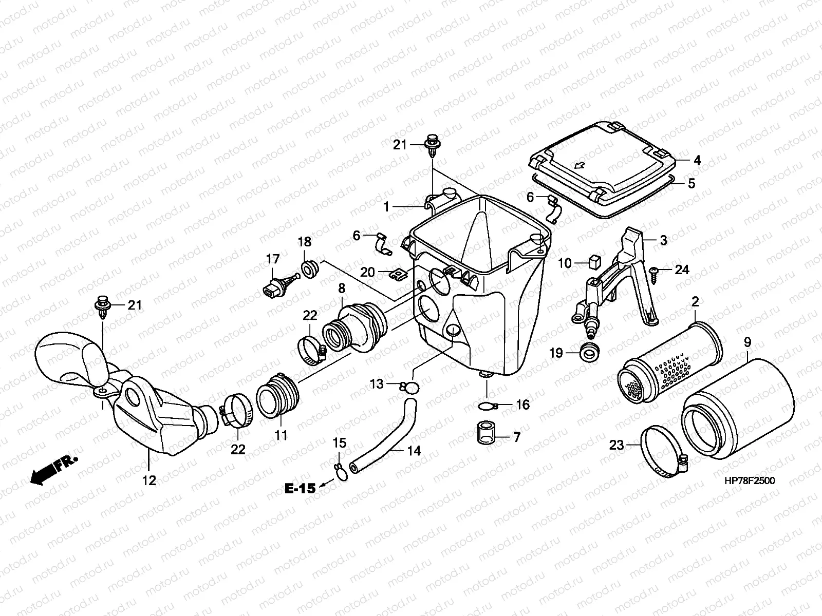 F-25 AIR CLEANER