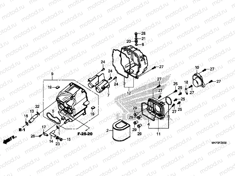 F-25 AIR CLEANER