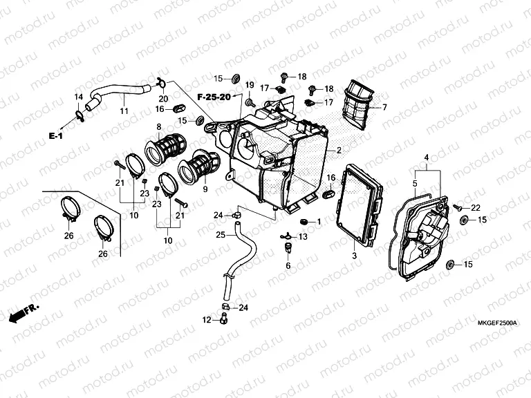 F-25 AIR CLEANER
