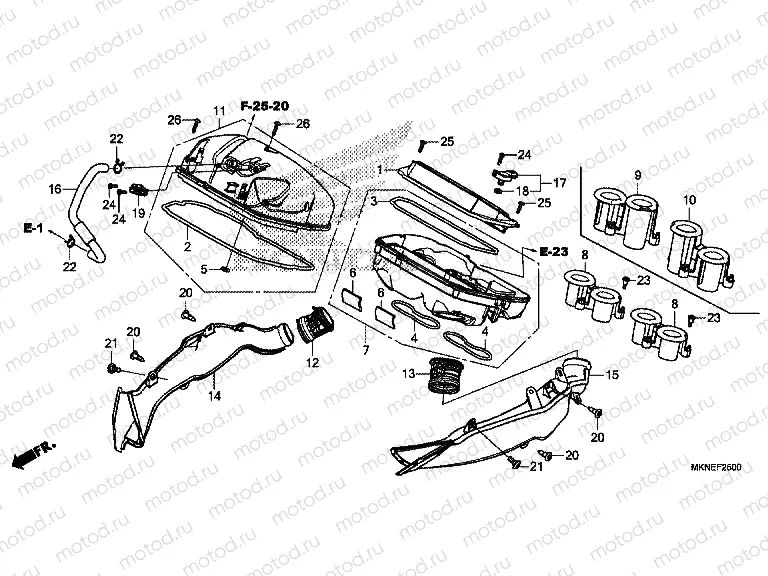 F-25 AIR CLEANER