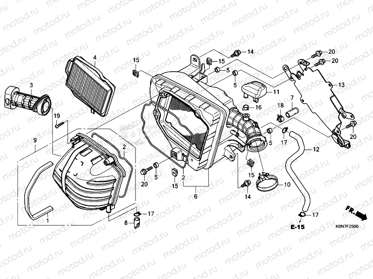 F-25 AIR CLEANER