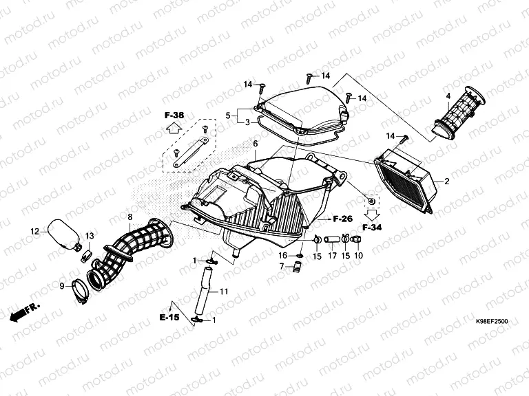 F-25 AIR CLEANER