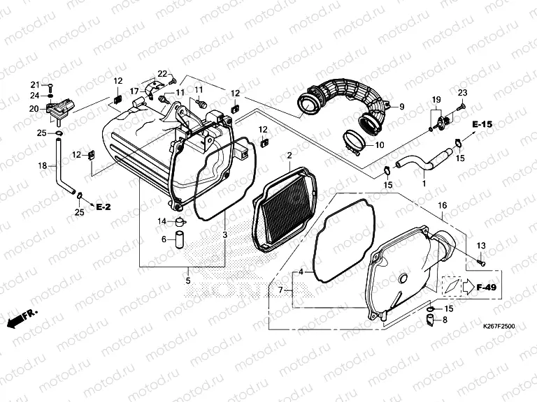 F-25 AIR CLEANER
