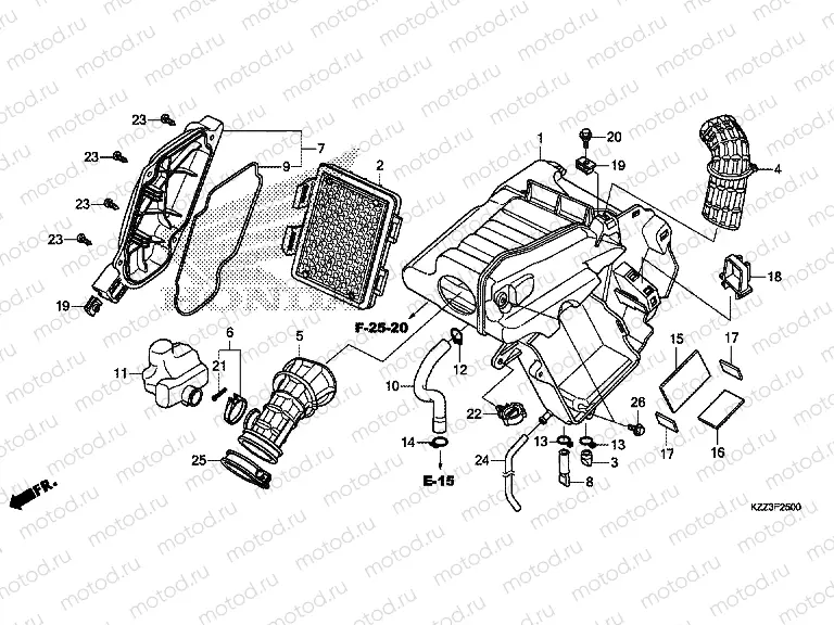 F-25 AIR CLEANER