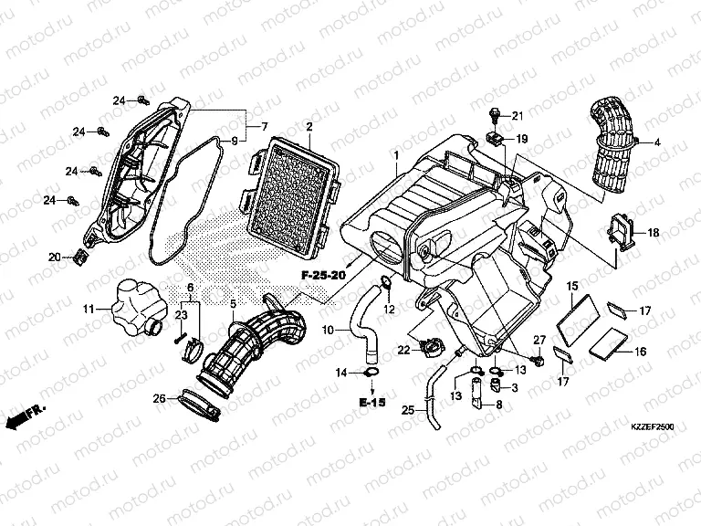 F-25 AIR CLEANER