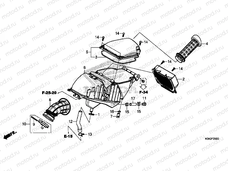 F-25 AIR CLEANER