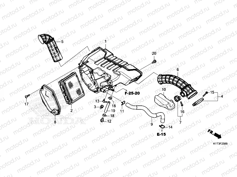 F-25 AIR CLEANER