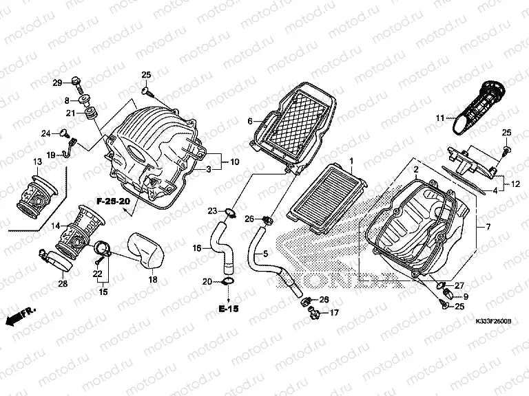 F-25 AIR FILTER