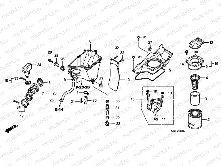 F-25 AIR FILTER