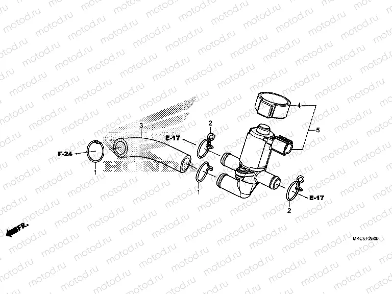 F-25 AIR INJECTION VALVE