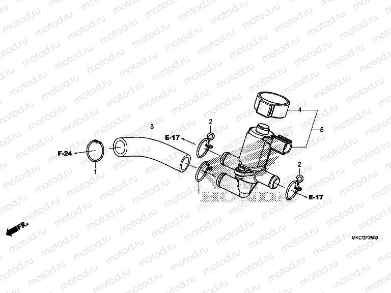 F-25 AIR INJECTION VALVE