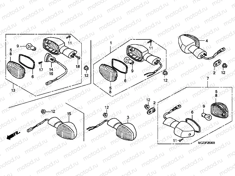 F-25 FLASHING (E / ED / EC / F / G / H / KO)