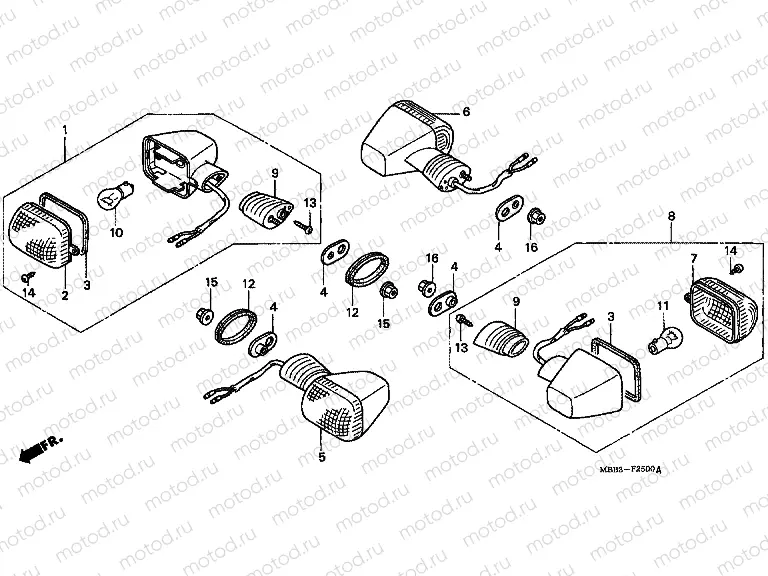 F-25 FLASHING (V / W / X / Y / 1,3-CM)