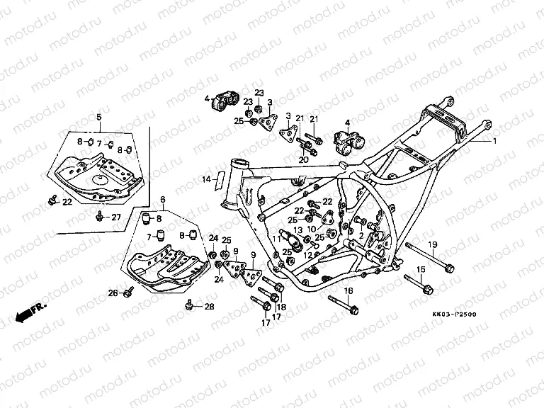 F-25 FRAME HOUSING (1)