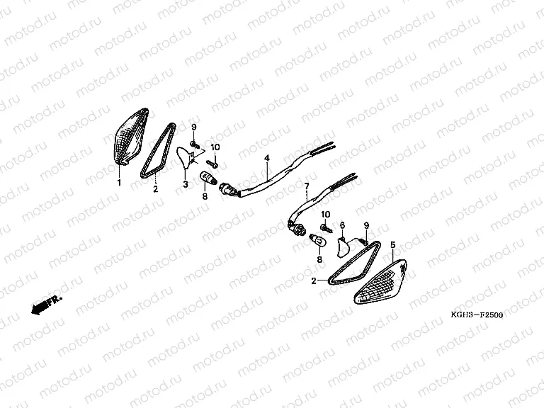 F-25 FRONT FLASHING (FS1251 / 2/3)