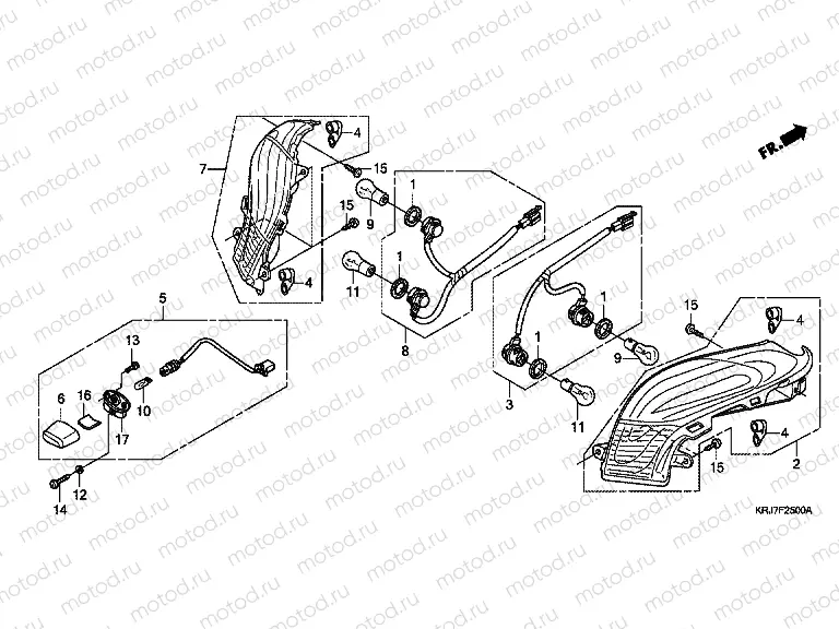 F-25 REAR COMBINATION LAMP