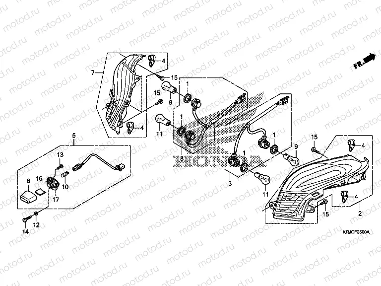 F-25 REAR COMBINATION LAMP