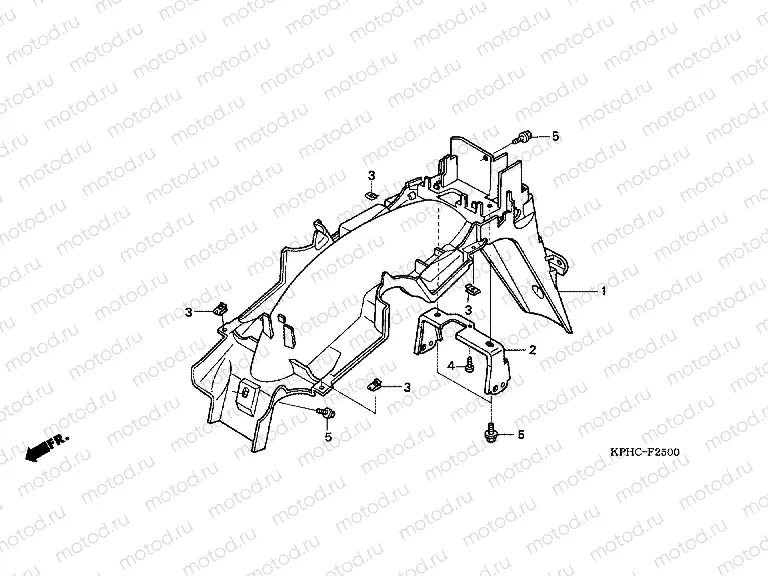 F-25 REAR FENDER