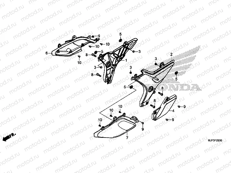 F-25 SIDE COVER