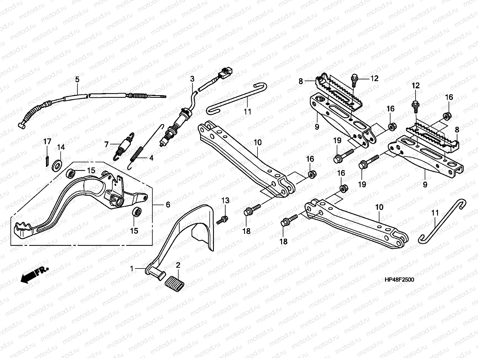 F-25 STEP/PEDAL