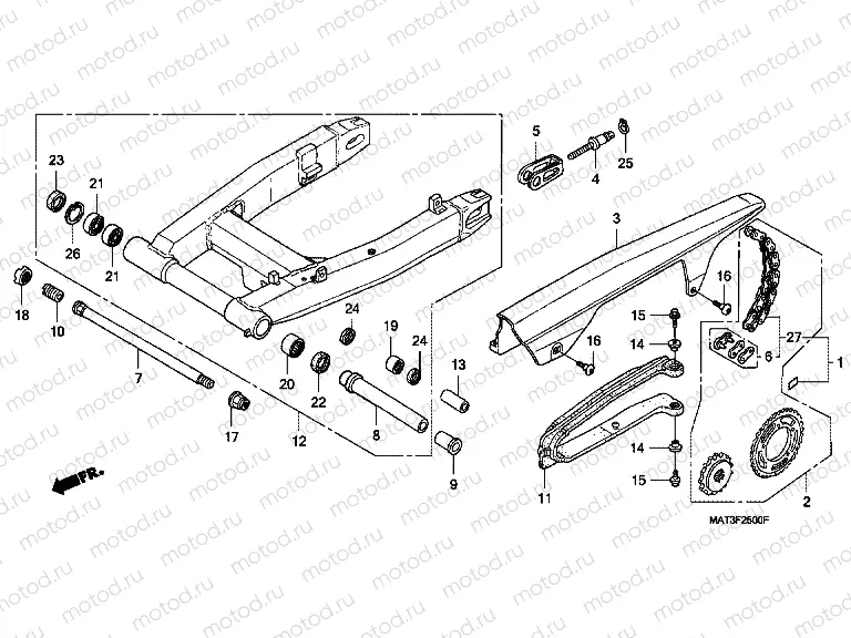 F-25 SWING ARM