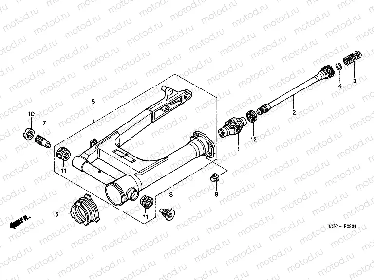 F-25 SWING ARM