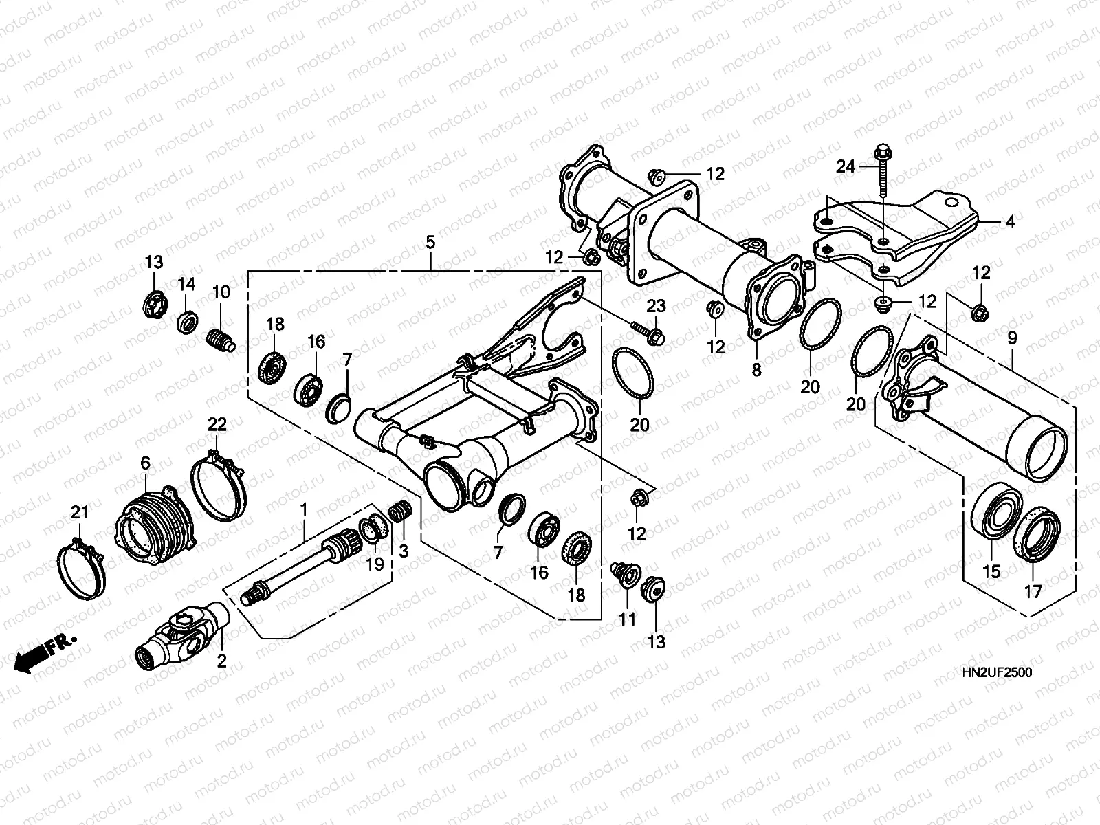 F-25 SWINGARM