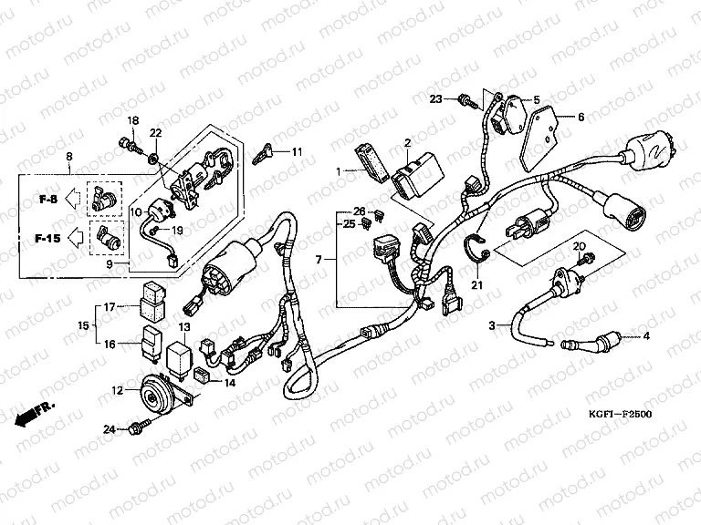 F-25 WIRING HARNESS