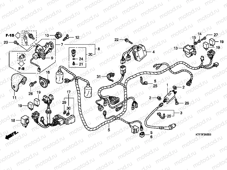 F-25 WIRING HARNESS