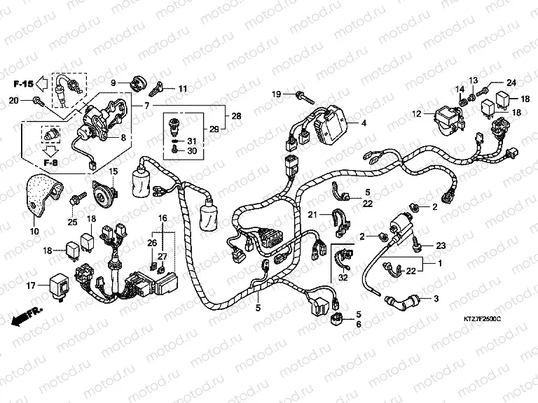 F-25 WIRING HARNESS