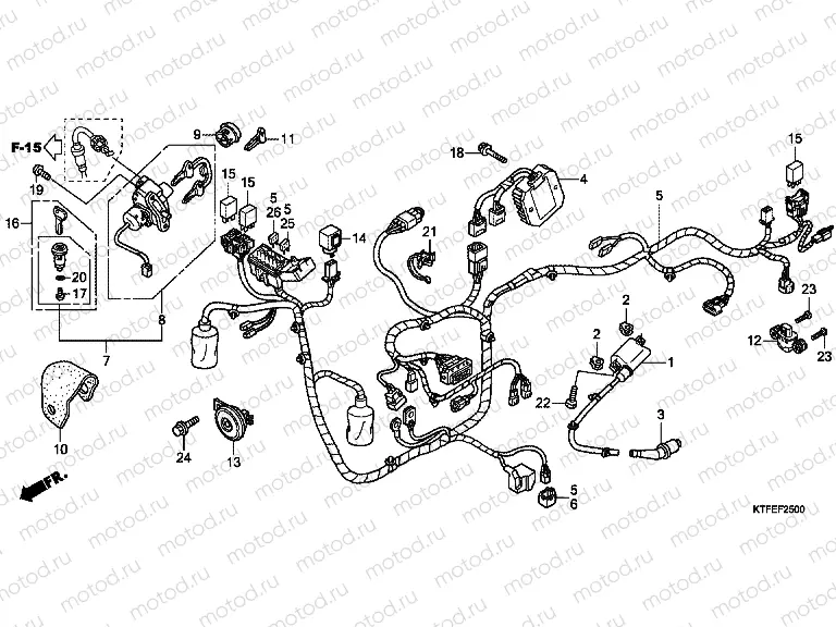 F-25 WIRING HARNESS